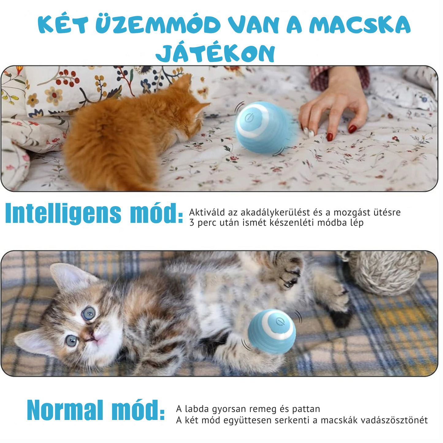 Interaktív Kisállat Játék Labda