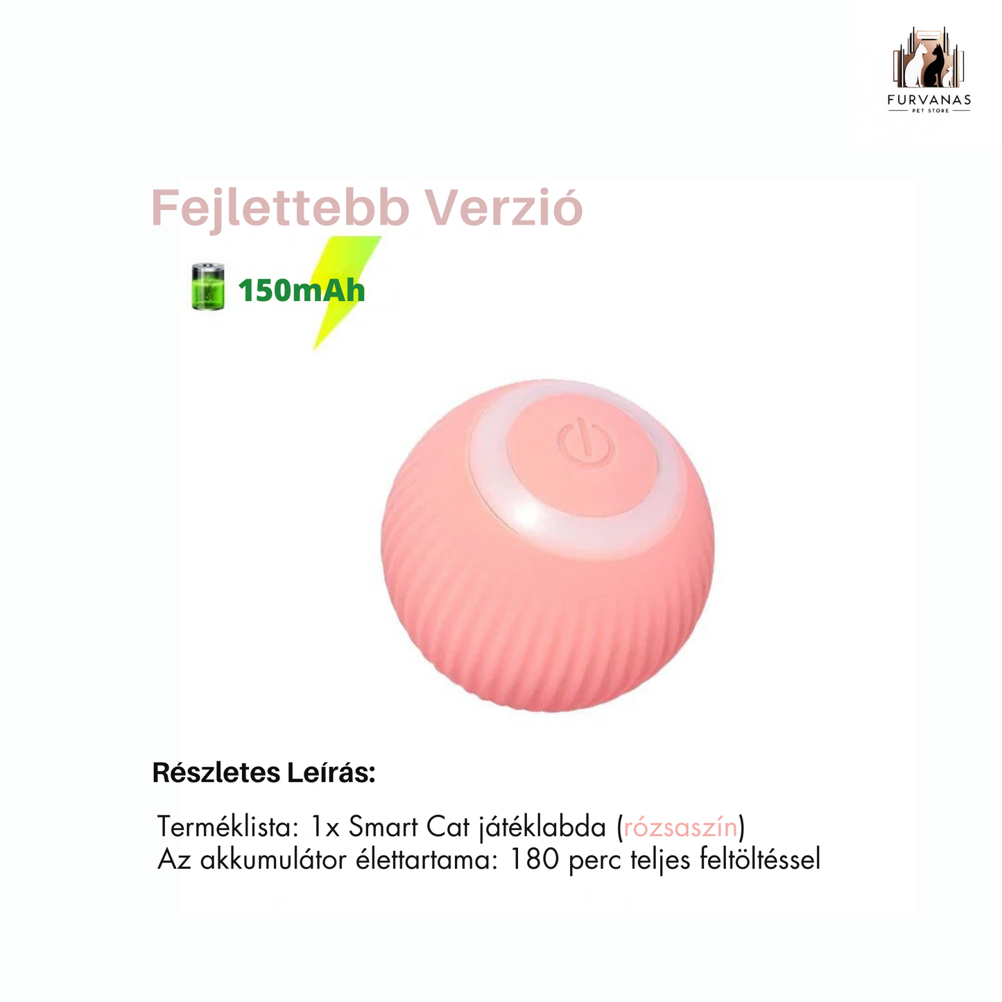 Interaktív Kisállat Játék Labda